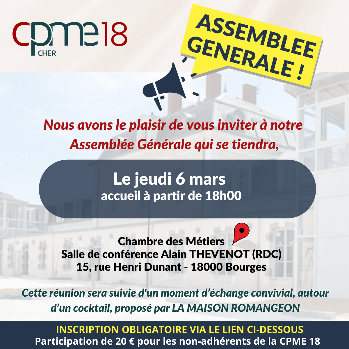 invitation avec participation a.g. 2025