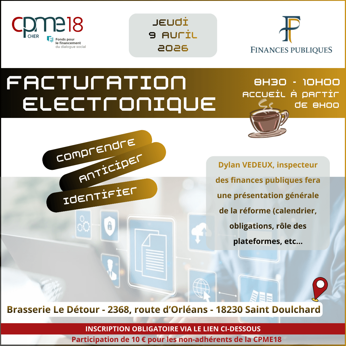 invitation petit dejeuner i facturation