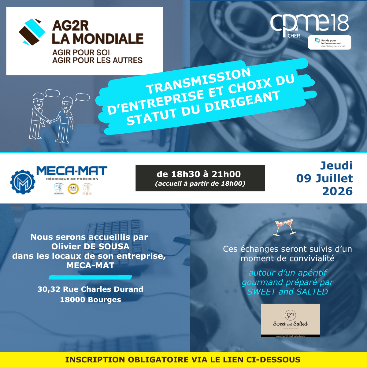 invitation reunion ag2r chez meca mat